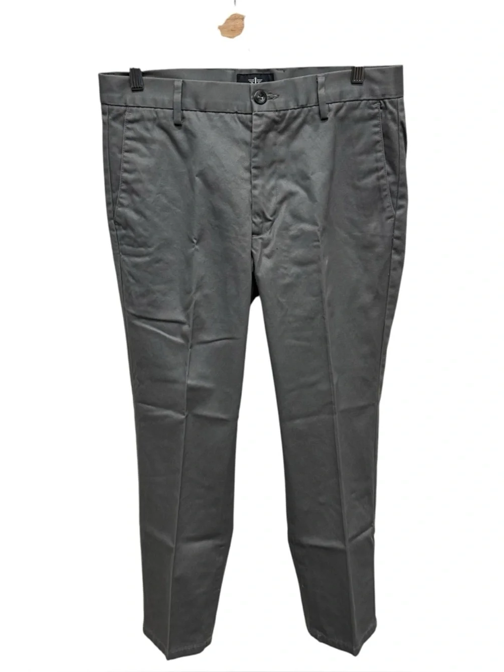 Dockers men’s slim fit pants trousers pleated gray size 32 28.5 inseam